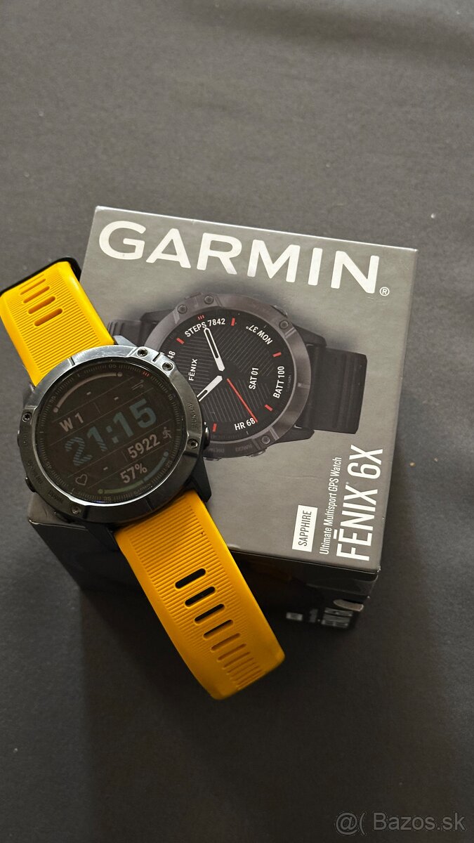 Predám Hodinky Garmin Fenix 6X Sapphire. 51mm