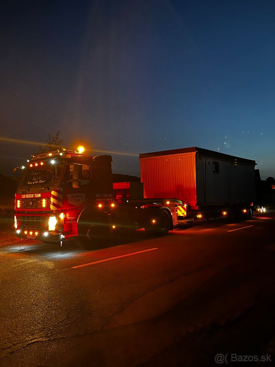 Súprava ťahač Volvo FM480 + podvalník Schwarzmuller