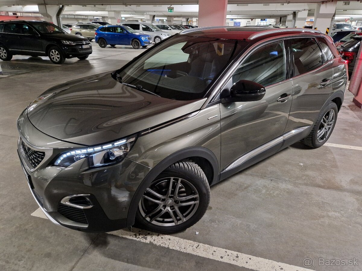 Peugeot 3008 GT Line 1,6 180k Automat Full-LED Koža Virtual