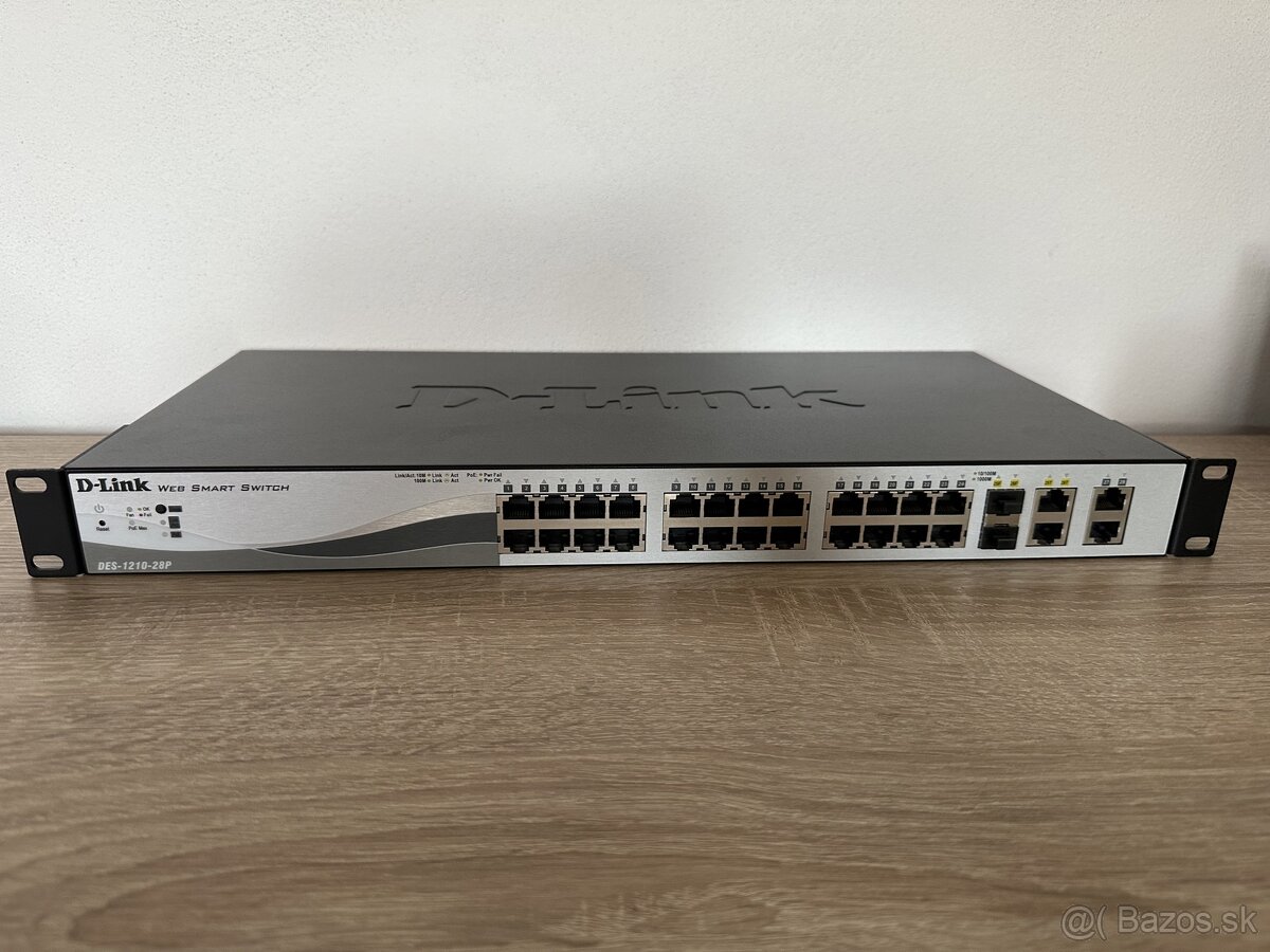 D-Link PoE Switch DES-1210-28P záruka