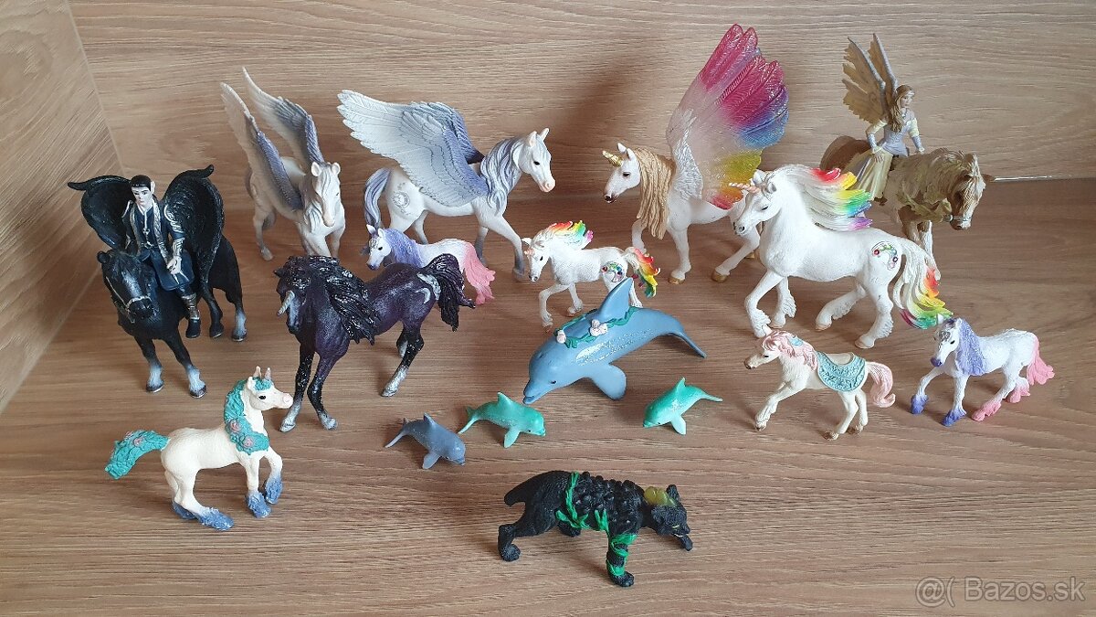 Bayala jednorožci schleich, pegas a eldrador