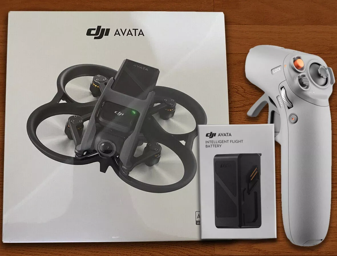 Dron DJI Avata s batériou a DJI RC Motion 2 pripravený na le