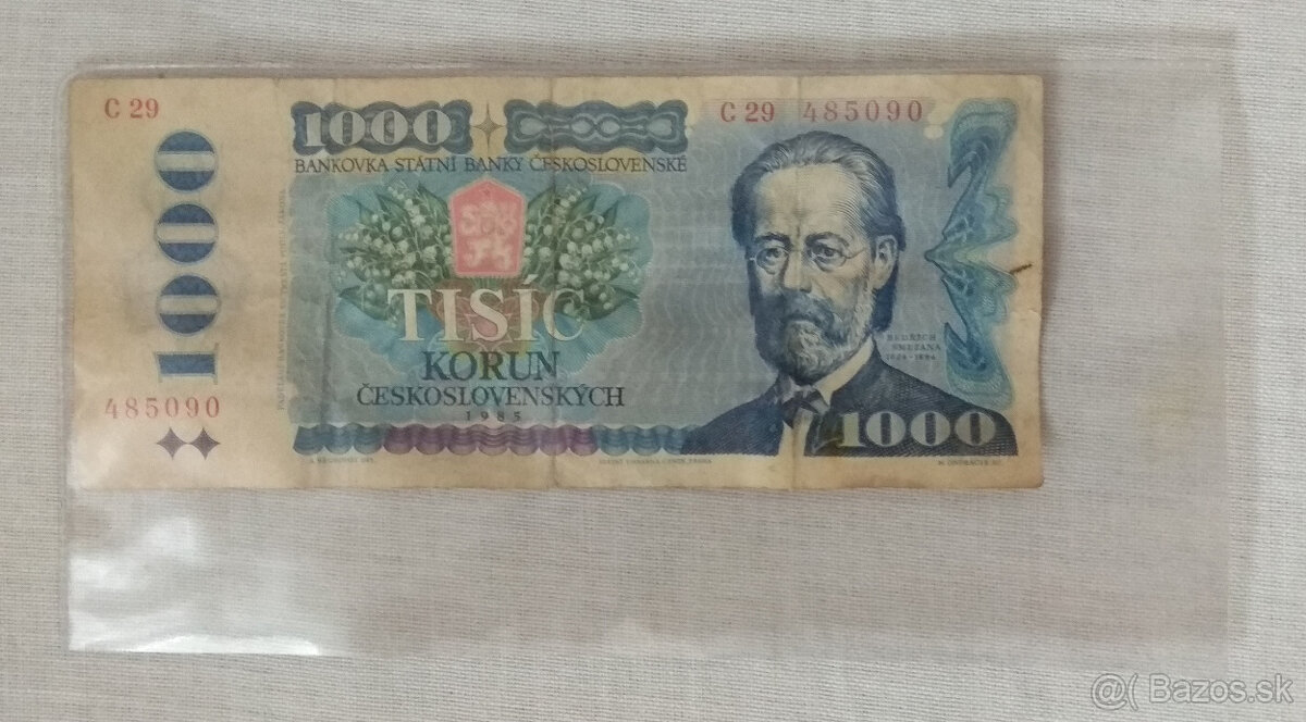 1000 KČS 1985