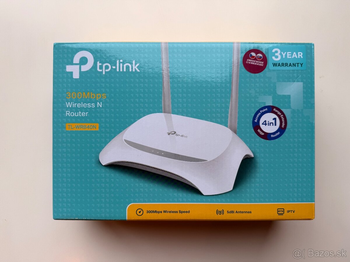 Predám nový router TP-Link TL-WR840N