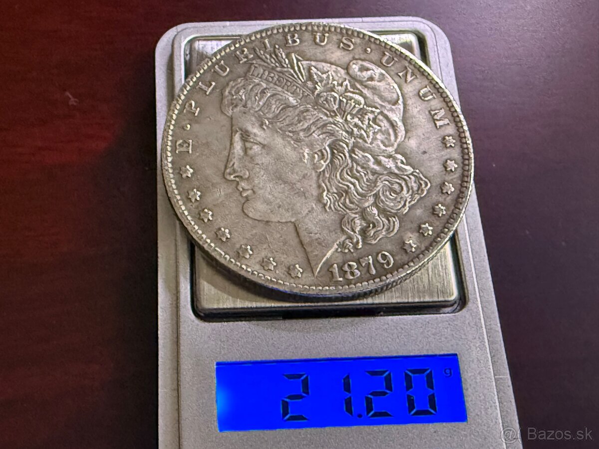 1 dolár 1879 - Morgan Dollar, USA minca - replika