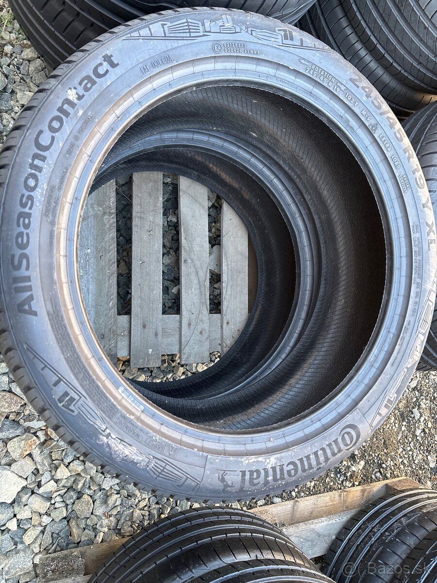 Celoročne  pneumatiky 245/45 r19 Continental