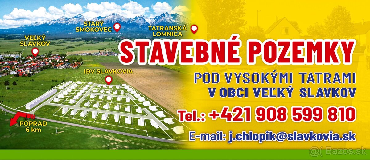 Stavebné pozemky Vysoké Tatry