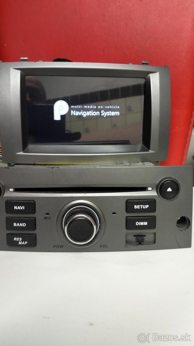 Dotykové Android 2 DIN autoradio PEUGEOT 407