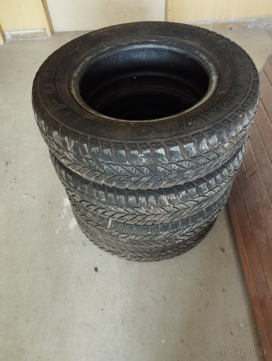 Predám zimné gumy 155/ 80 R13 4ks