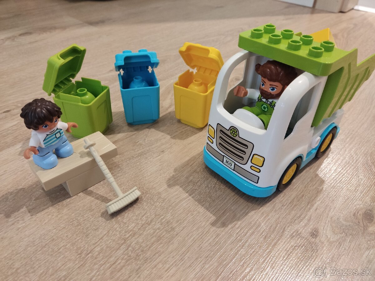 LEGO DUPLO 10945 Smetiarske auto a recyklácia