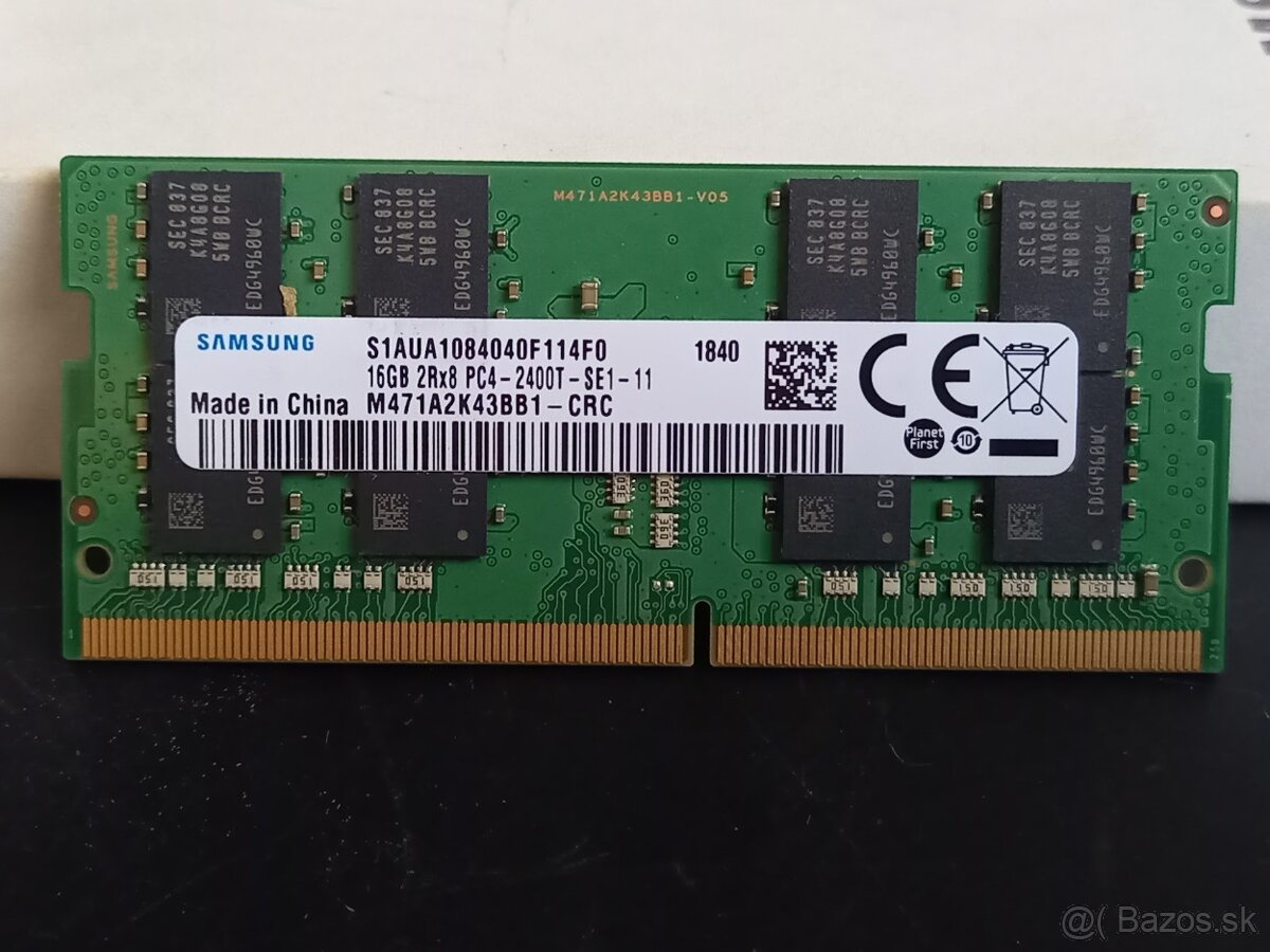 16GB DDR4 SO-DIMM RAM Samsung 2400MHz