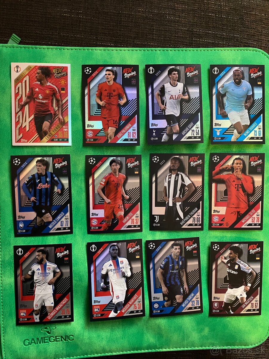 Topps match attax 24/25 update NEW SIGNINGS