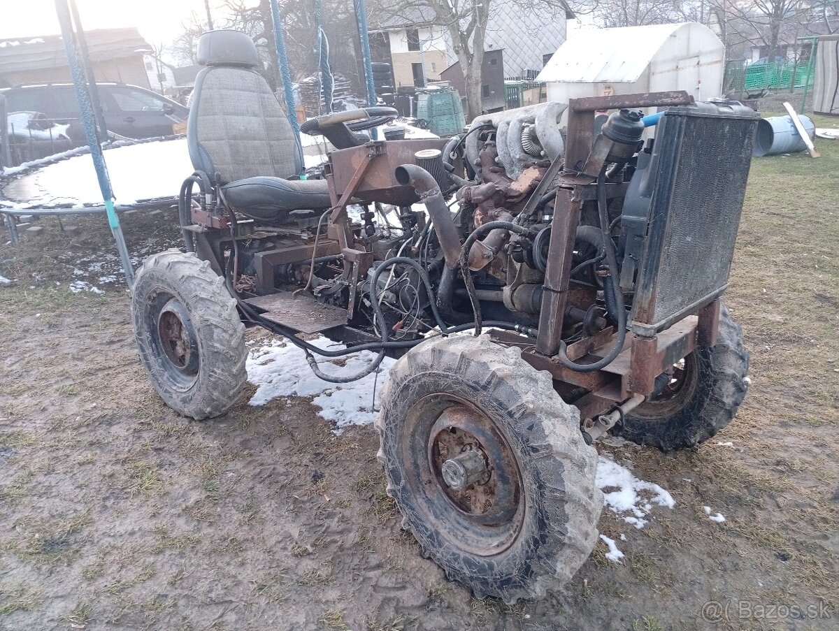 Malotraktor domácej výroby 4x4 1.9 tdi