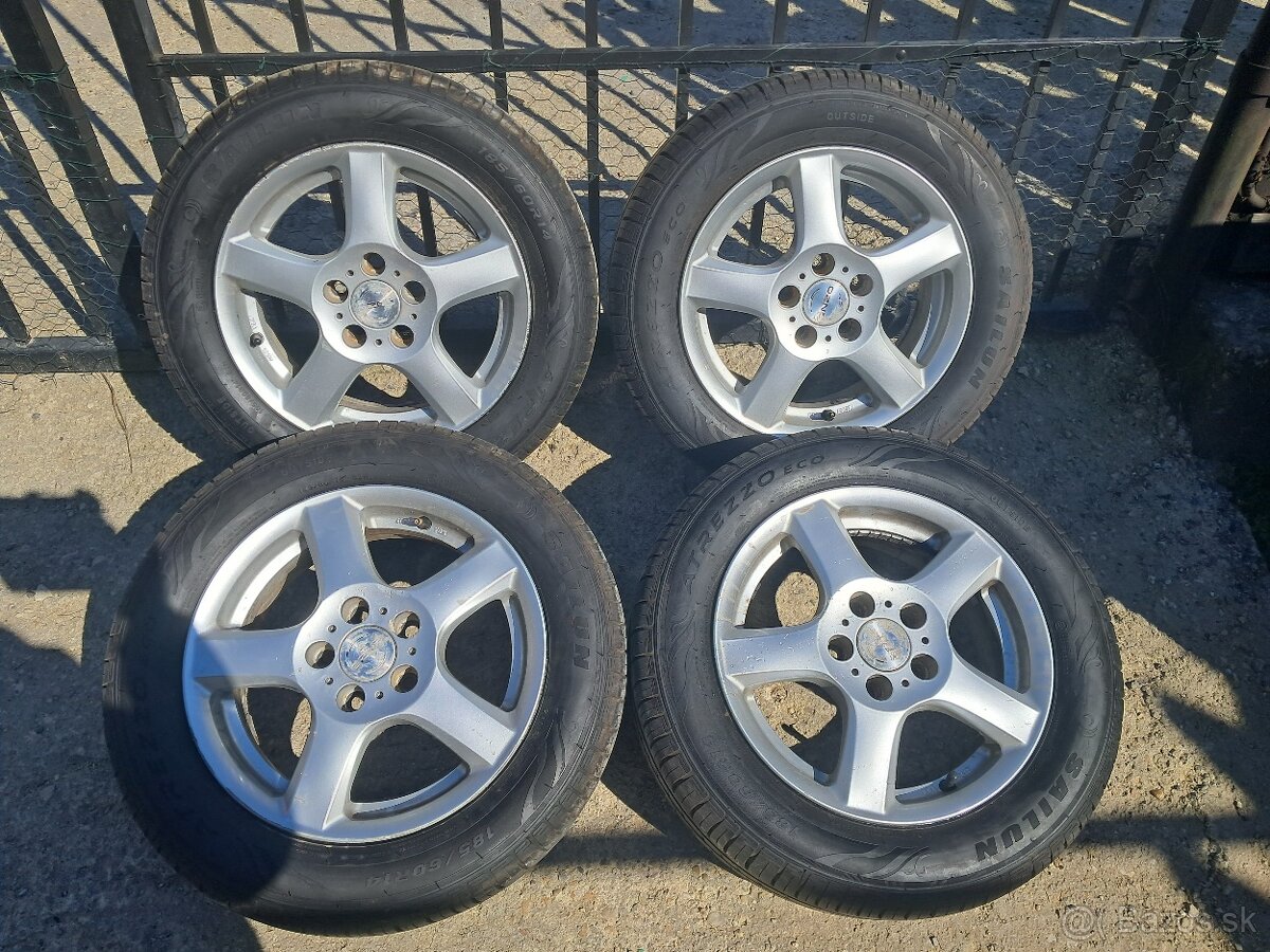 5x100 r14 et 37  7j stred 57.1mm