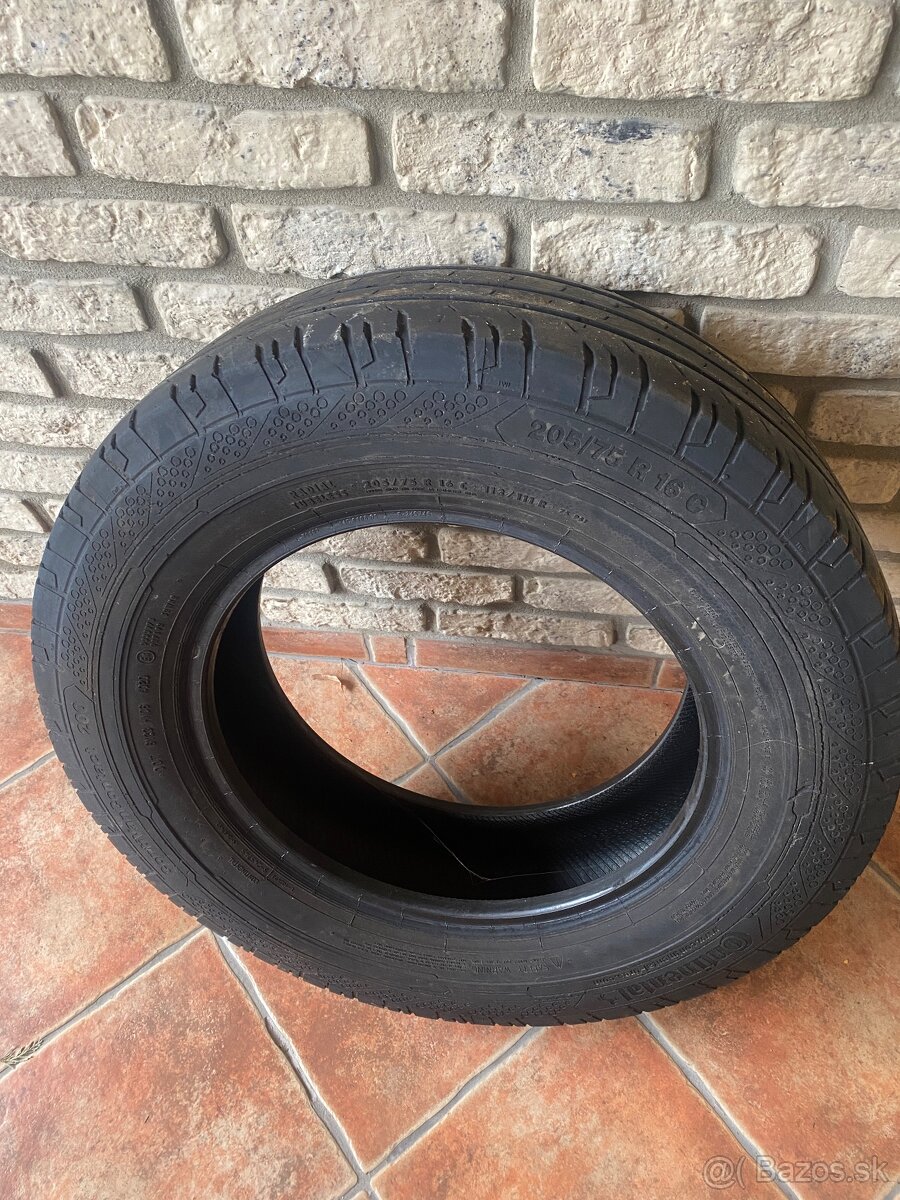 Dodávkové gumy Continental 205/75 R16C