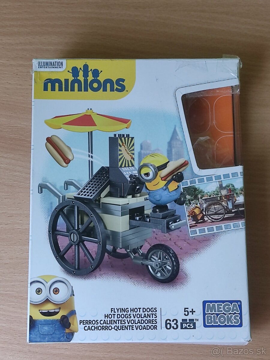 Stavebnica MEGABLOKS - Minions Flying Hot Dogs (Mimoni)