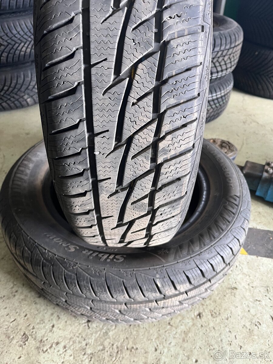 Predám 2ks zimné Pneu Matador 185/65 R15 dezén 7mm