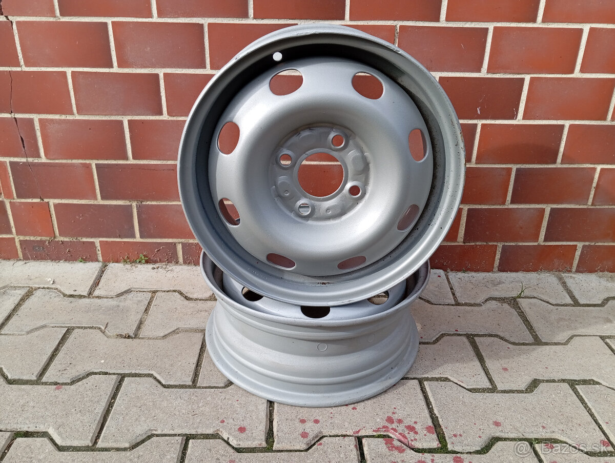 Plechove disky R14 4x108 5,5Jx14 ET24, Peugeot, Citroen 2KS