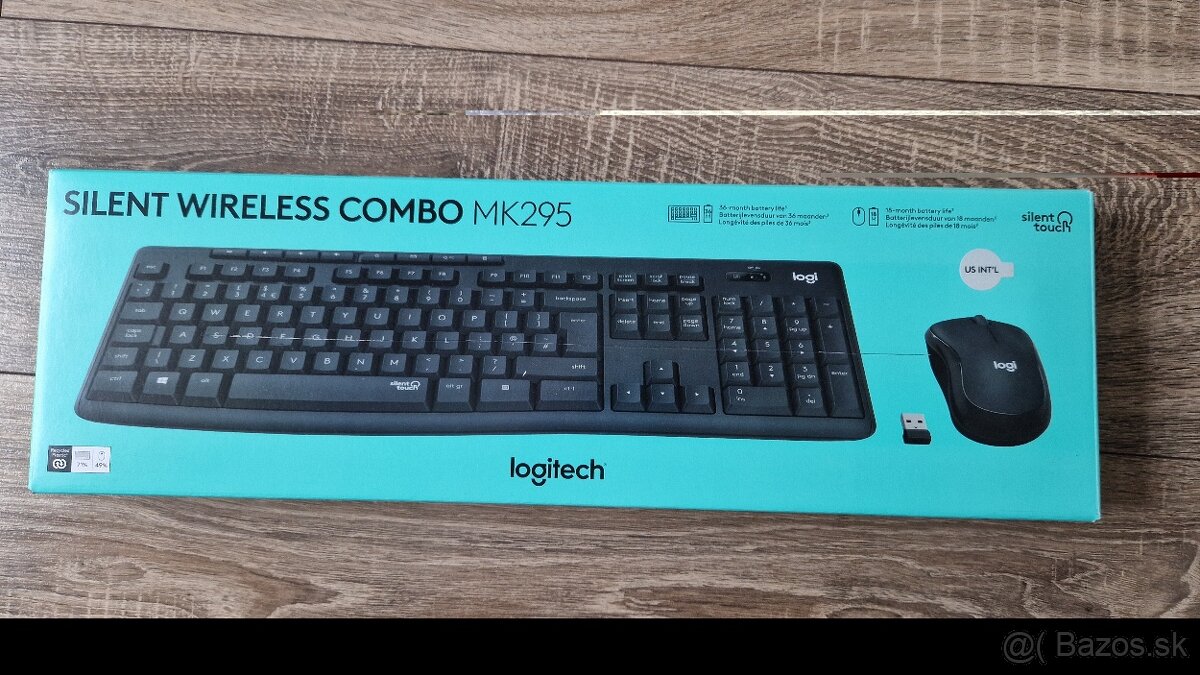 Logitech Wireless Combo MK295, graphite