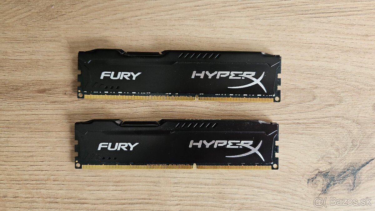 HyperX 16GB KIT DDR3 1600MHz CL10 Fury Black Series