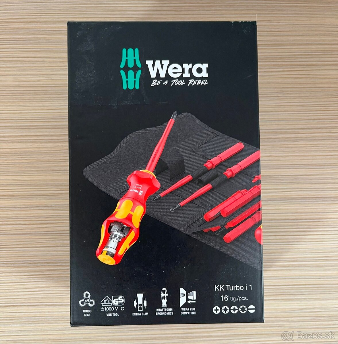 Wera Kraftform Kompakt Turbo VDE i1 - 16 dielna