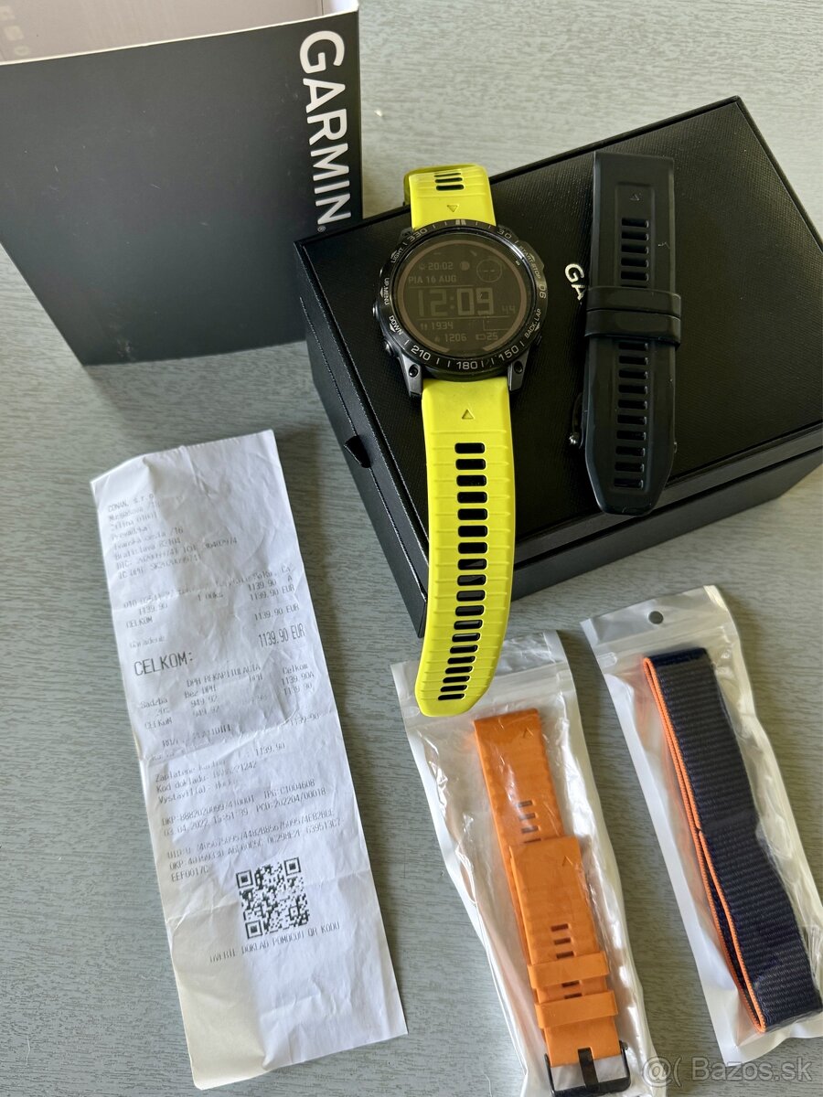 Garmin fenix 7X saphire solar Titan