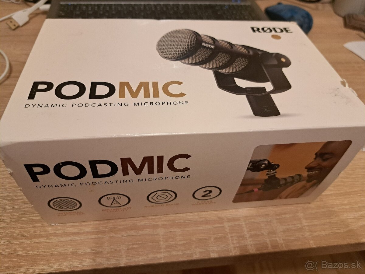 RODE PODMIC dynamický podcastový mikrofón