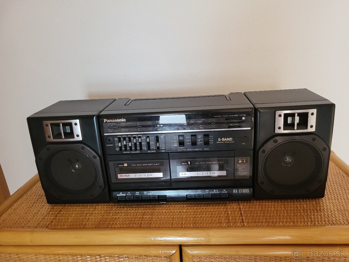 Predám retro rádio Panasonic - dvojča