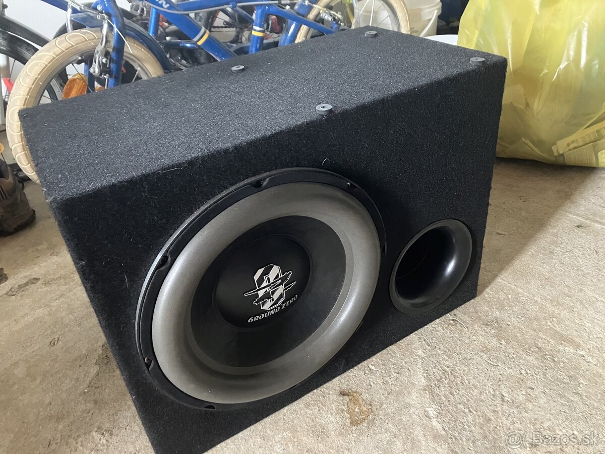 Subwoofer a zosik do auta