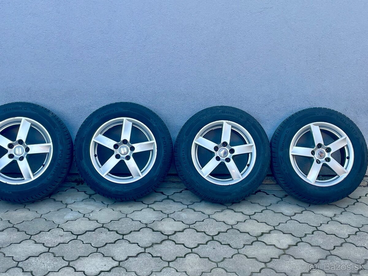 5x112r16 et-33 7,5j. ORIGINAL KOVANE KOLESA 215/60 ZIMNE