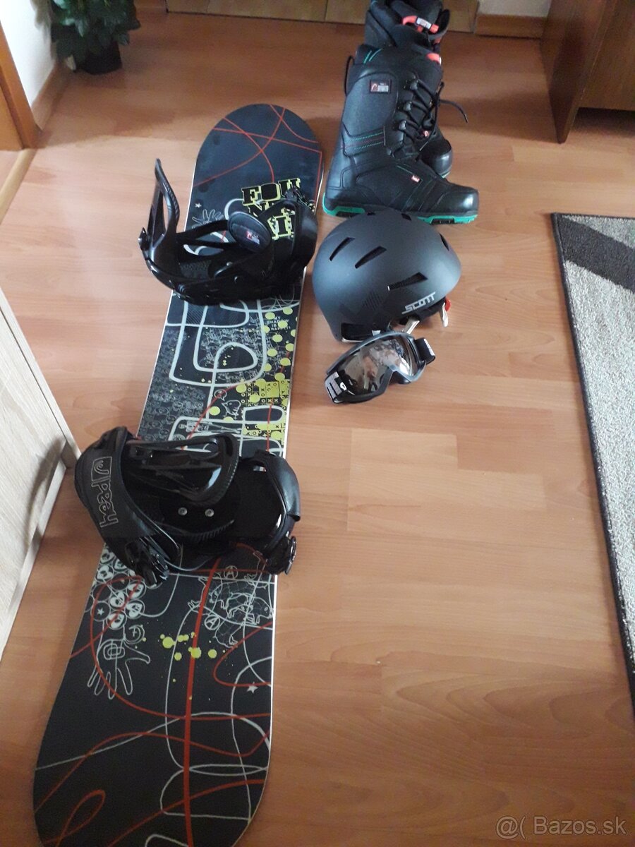 Snowboardovy set