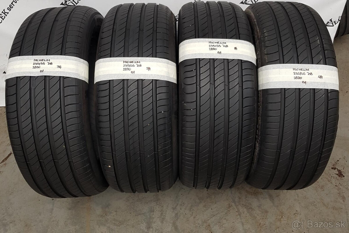 Letné pneumatiky 235/55 R18 MICHELIN DOT2820