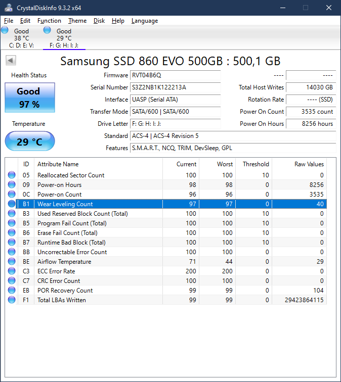 SSD 2,5" Samsung 860 EVO 500GB