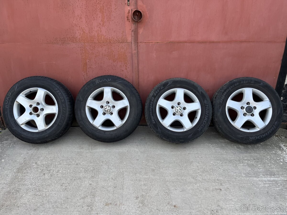 Sada kolies 5x130 R17 Vw Touareg