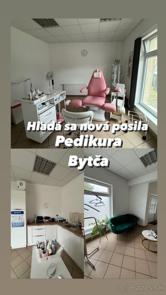 Dám do prenájmu prevádzku pedikury