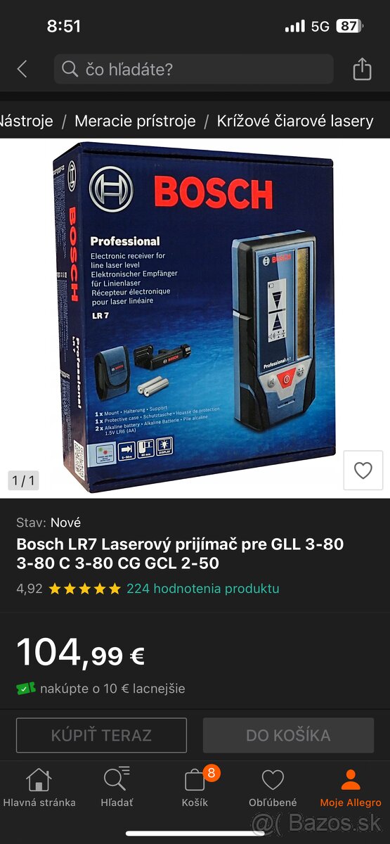 Bosch lr7 detektor