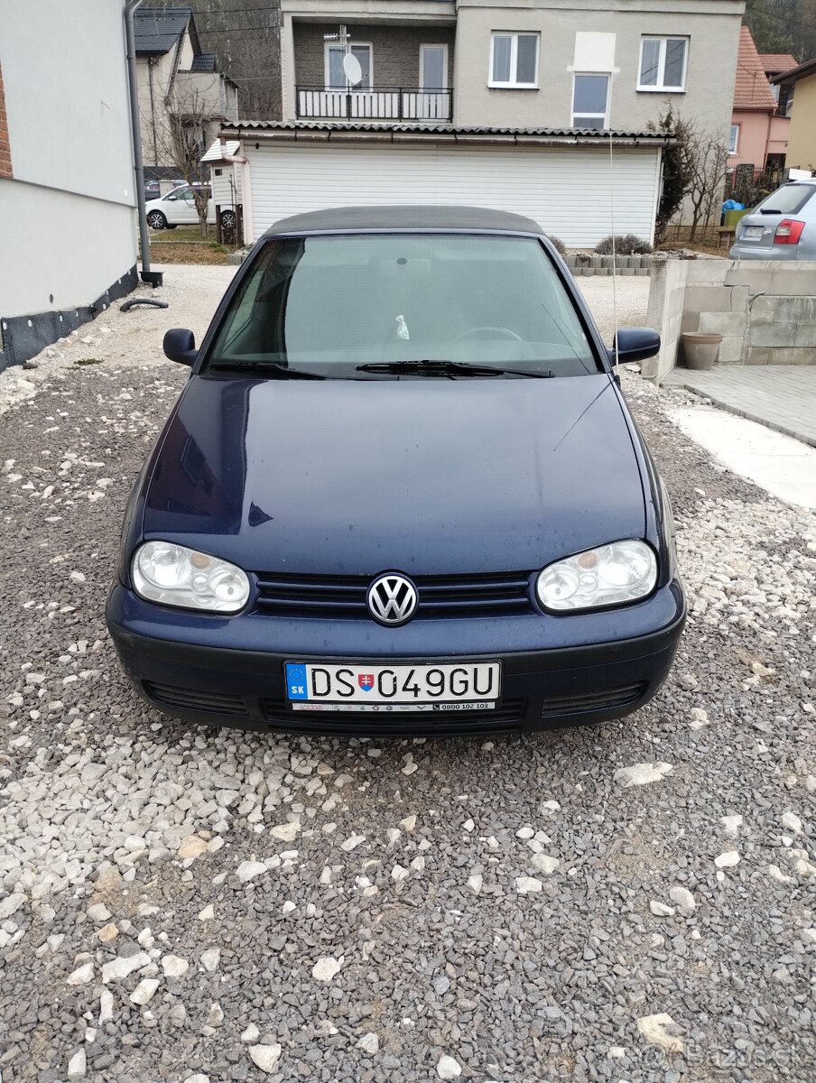 Predám vw golf3,5Cabrio 1,9tdi