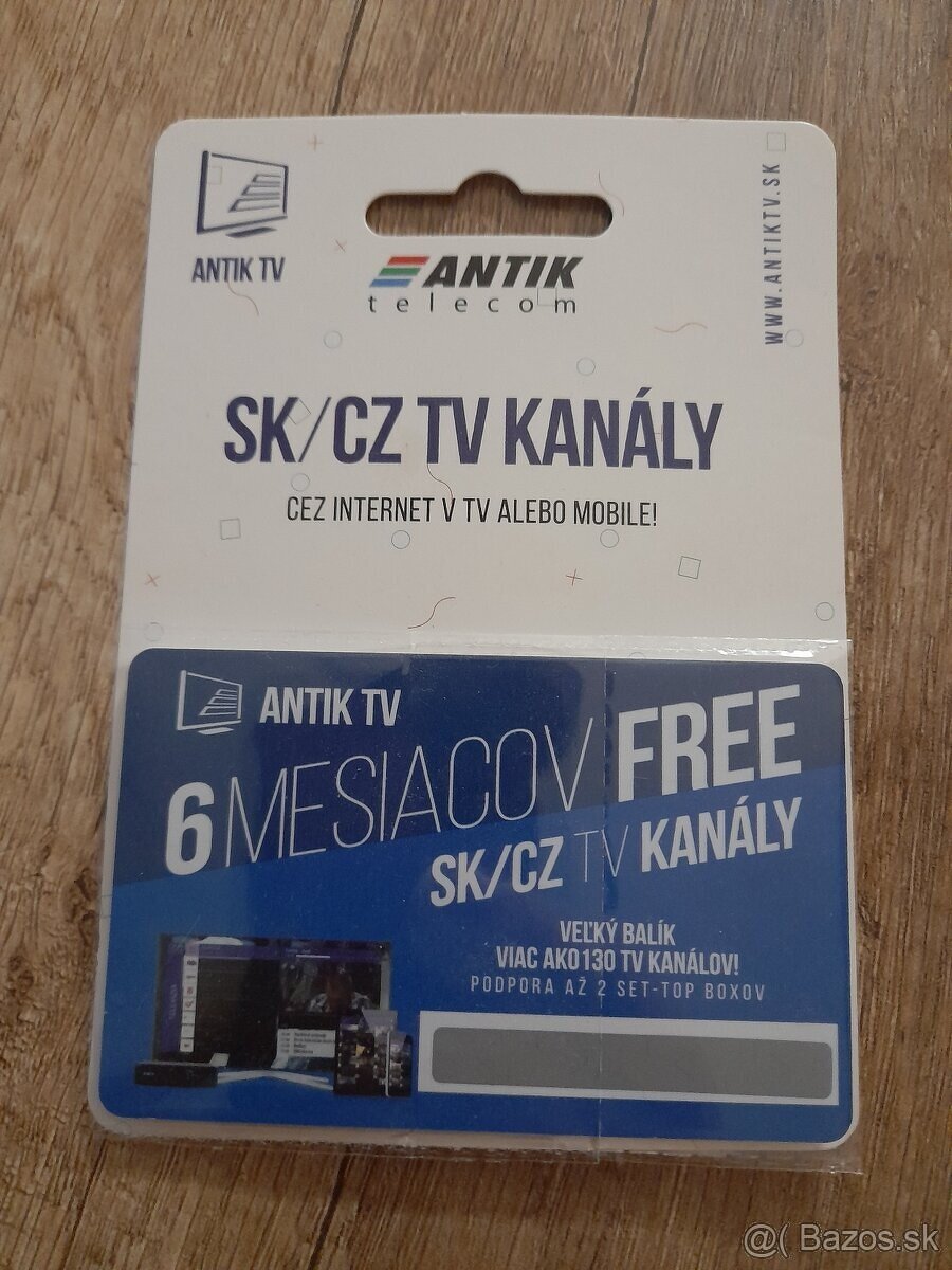 Antik TV voucher - kupon na 1/2 roka