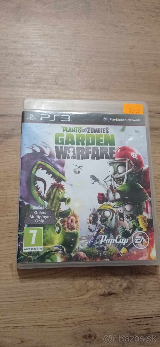 Predám hru Plants vs Zombies Garden Warfare na PS3