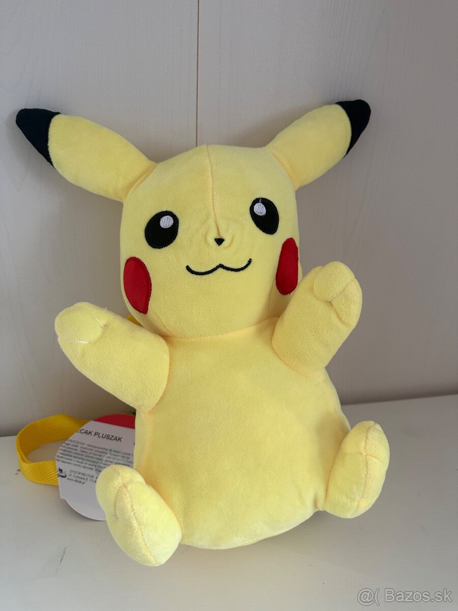 Pokemon Plyšový Batoh Pikachu