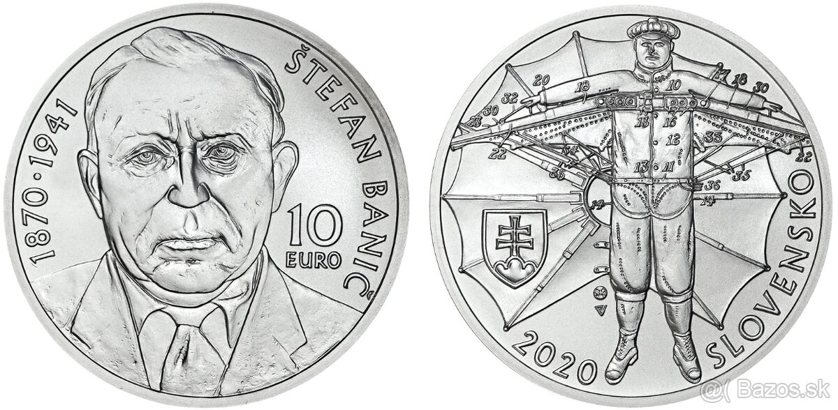 Predaj Set 2020 10 EUR Štefan Banič BK minca + PL