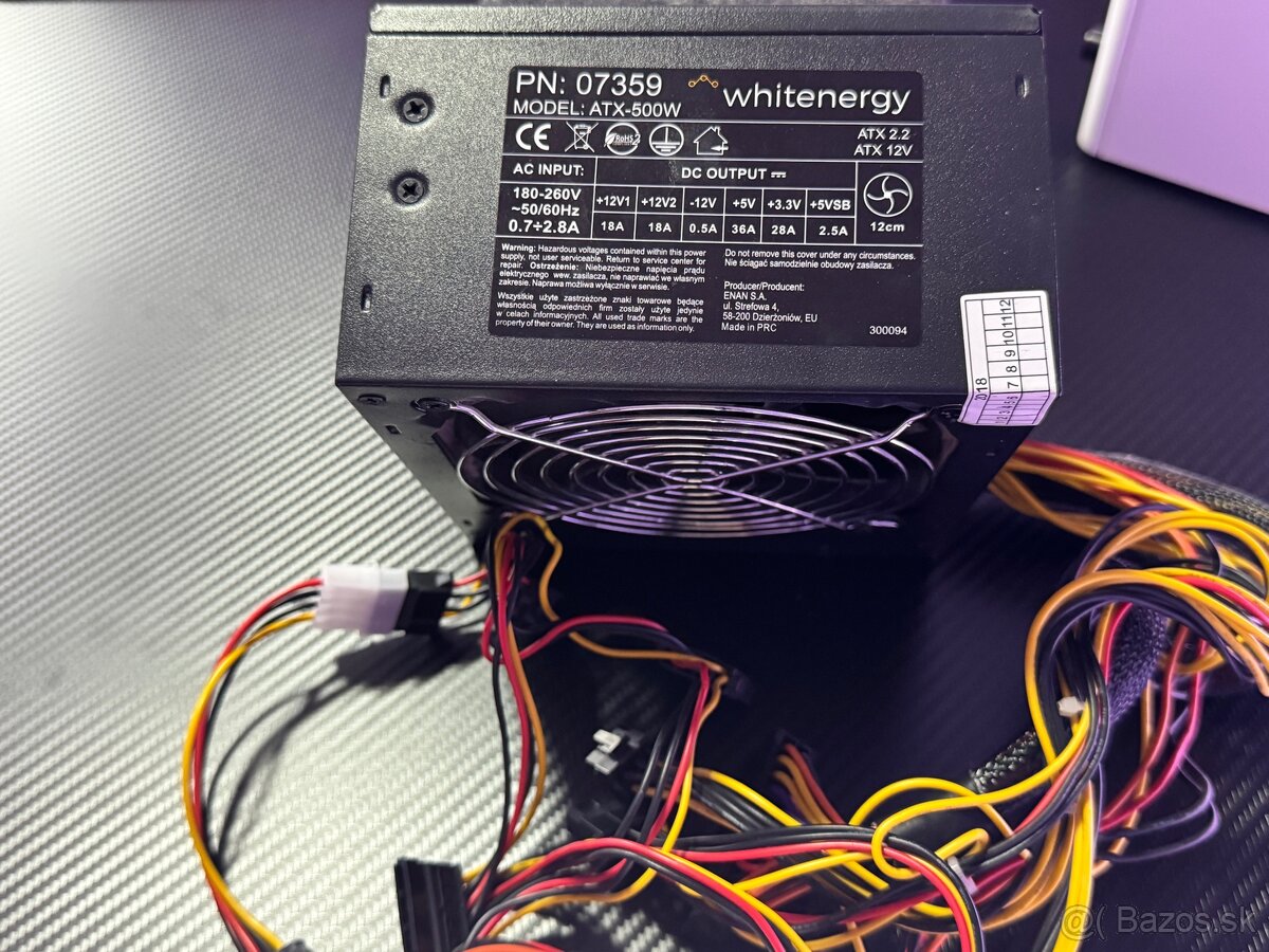 PC zdroj whitenergy 500W