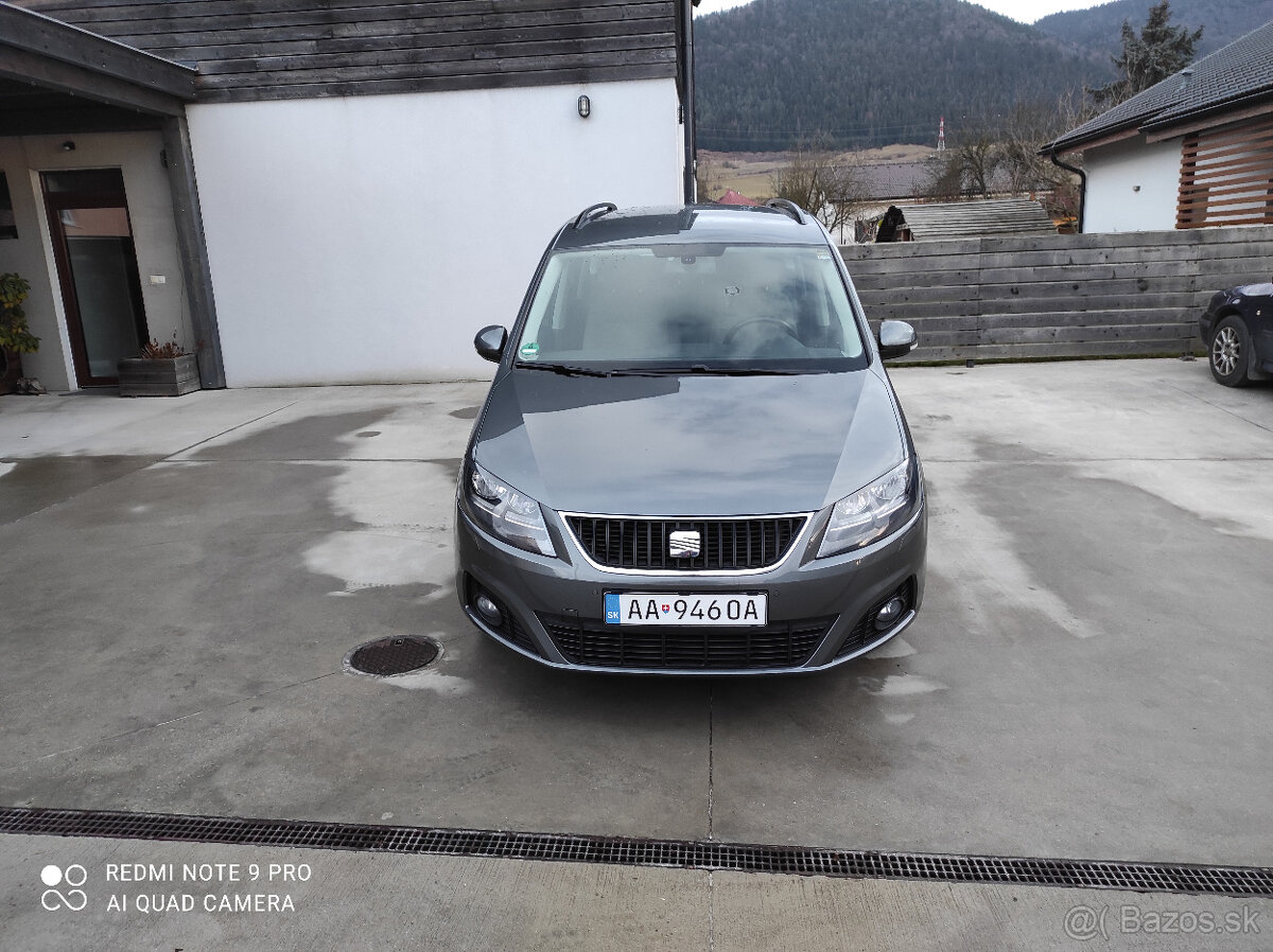 Seat Alhambra 2.0TDI 103KW, 7 miest, 12/2013, M6, 7N