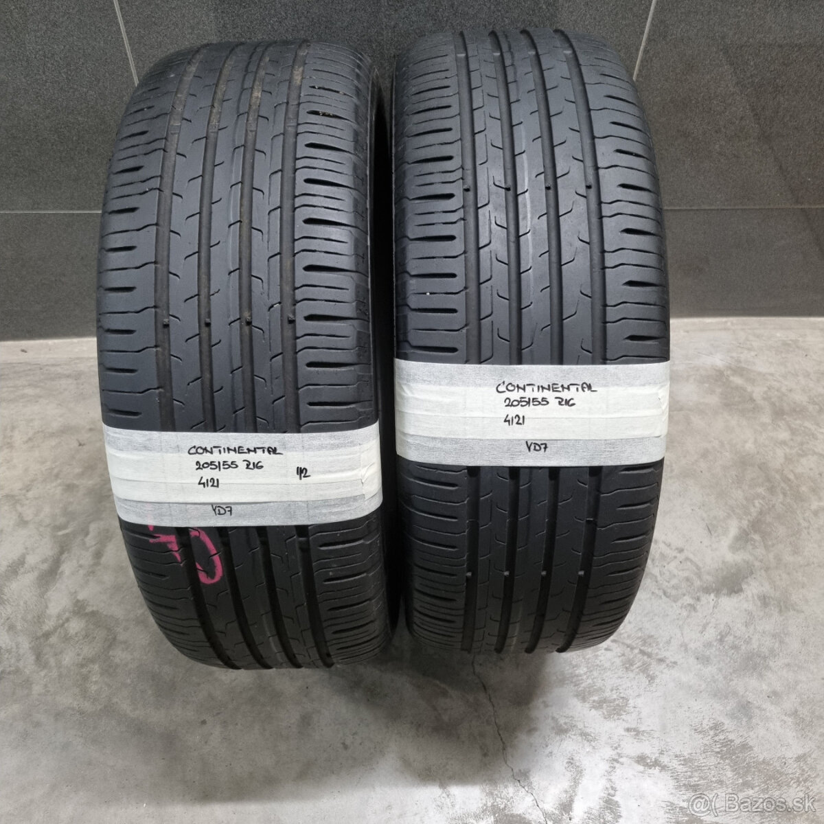 205/55 R16 CONTINENTAL pár letných pneumatík