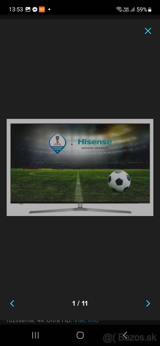 TV HISENSE H55U7A 55"