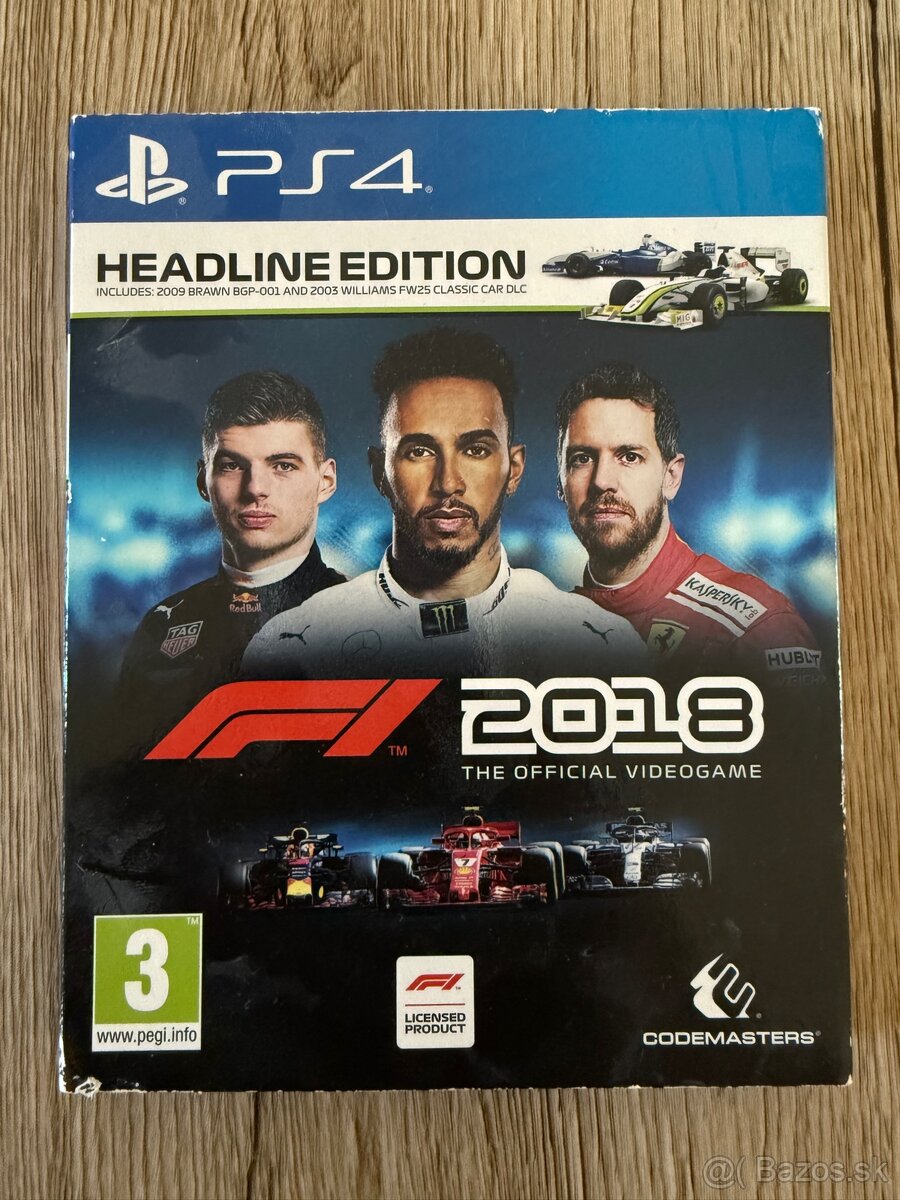 PS4 hra F1 2018