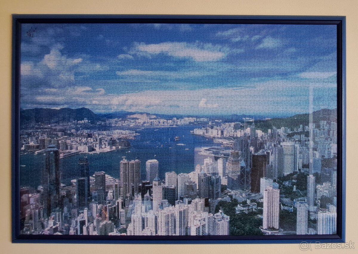 Puzzle 3000 - obraz Hong Kong