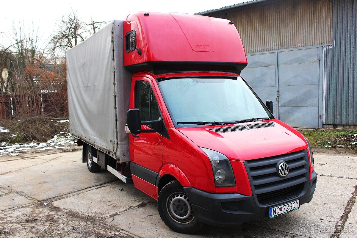 VW CRAFTER 100KW...MANUAL 6st...2010...295TIS...KM...PLACHTA