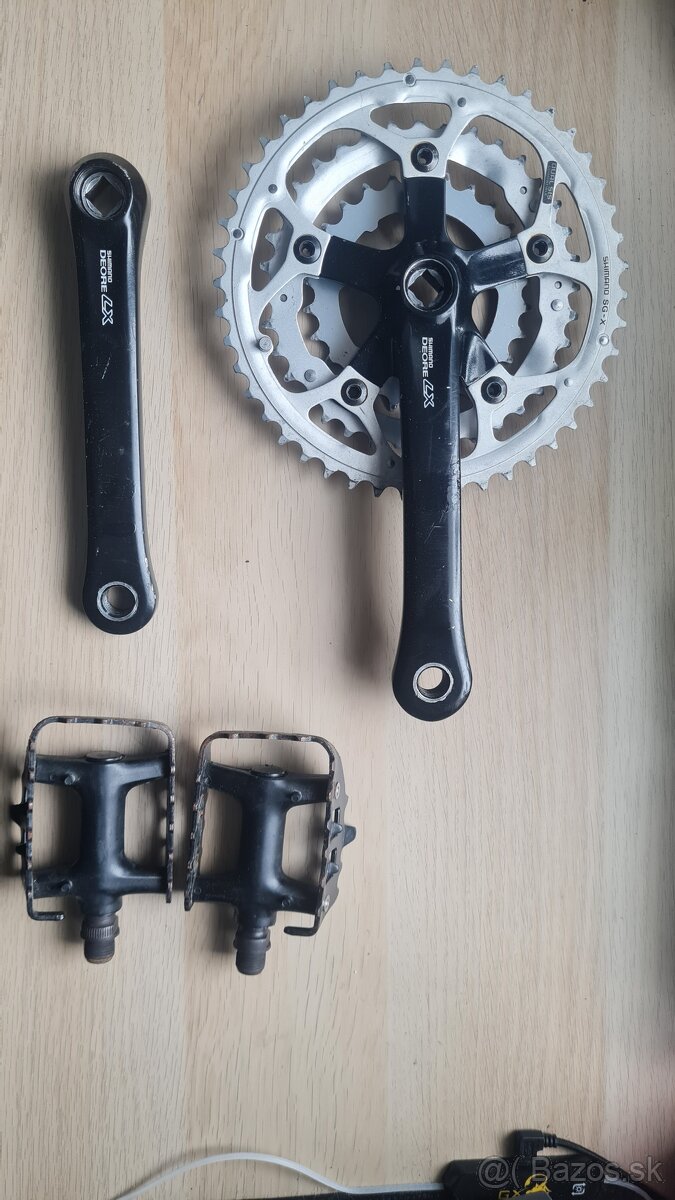 Shimano Deore LX M560 Kluky + originalne pedale