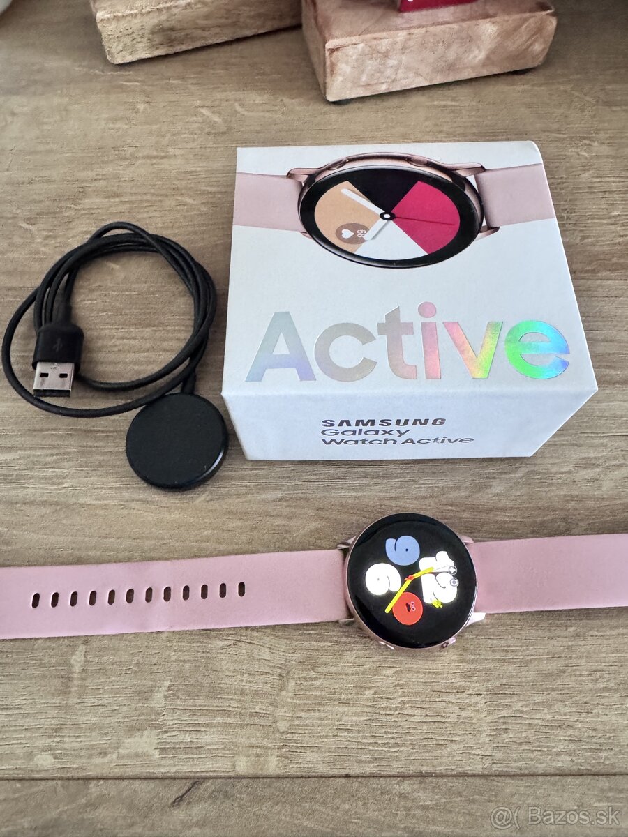 Hodinky Samsung Galaxy Watch Active  ružovo-zlatá